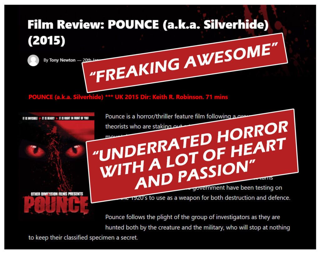 Pounce film Horror review